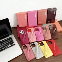 Makeup Brand Hot Multicolored Lemontini Lip Gloss Case for IPhone 17 Air 12 13 14 15 16 Pro Max Plus Lipstick Holder Phone Cover